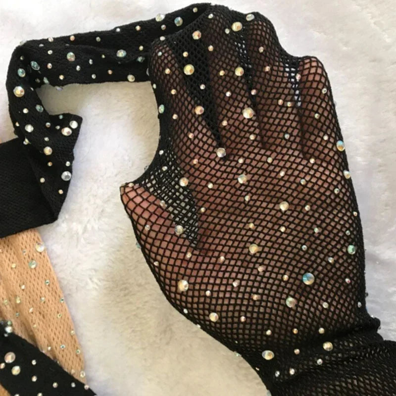 Celestial Stardust Fishnet Tights