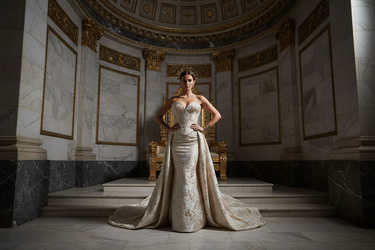 Solenne Silk Corset
