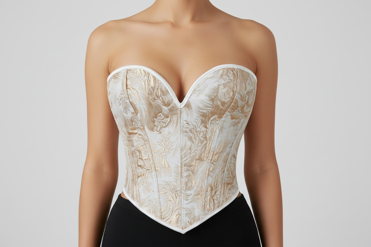 Solenne Silk Corset